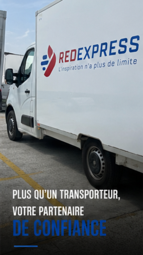 camion redexpress prêt pour livrer